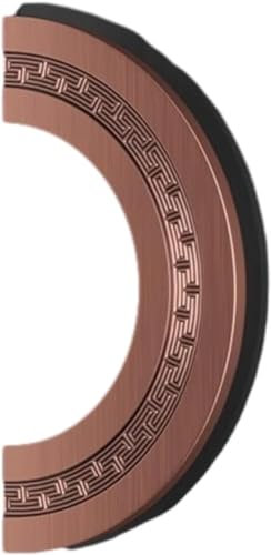 HACSYP Kommerzieller Türgriff, runder Haltegriff for die Innen-/Außentür aus Holz, Schiebestange aus Edelstahl mit geschnitztem Retro-Push-Pull-Türgriff, for Bar Villa Office (Size : 20cm(7 7/8))