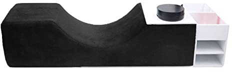 Almohada para alargar las pestañas, extensión de pestañas, cojín cervical, almohada de espuma viscoelástica en forma de U, cojín ergonómico para el cuello, soporte cervical de maquillaje, almohada de