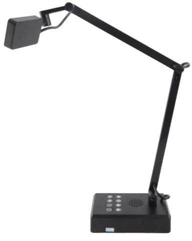 Cámara de Documentos USB, Visualizador USB 4K Ultra HD Captura Tamaño A3, Enfoque Automático, Inversión de Imagen, Lente Giratoria de 360°, Luz LED de 3 Niveles, Micrófono