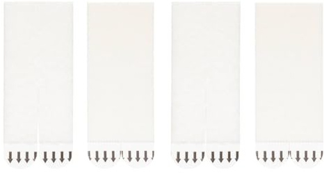 5 five simply smart 5five - 8 Bandes de Fixation Murale sans perçage Blanc 9,3x1,9cm