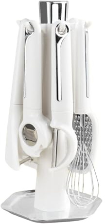 Sghtil Set di utensili da cucina – affettaverdure con supporto, impugnatura ergonomica, attrezzature professionali per camper, gastronomia domestica