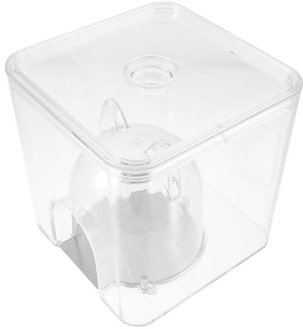BELLIFFY Casa Estiva per Criceti Raffreddamento Fisico in Plastica Ps, Design Adorabile, Facile da Osservare per L’estate, Rifugio Fresco per Piccoli Animali Domestici
