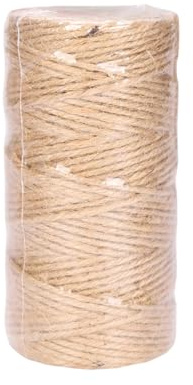 UNTERING Cuerda de fibra natural multiusos resistente para manualidades, jardinería, decoración del hogar, embalaje, jardinería, cuerda de cordel