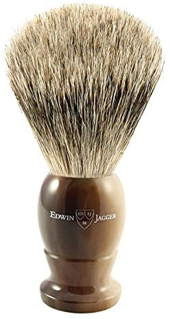 Edwin Jagger Horn Shaving Brush (Best Badger)