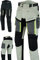Texpeed Pantalon de Moto Homme Renforcé - Hiver/été Cordura Imperméable - Toutes Tailles - Avec Armure CE Protection (EN 1621-1) - Blanc - L