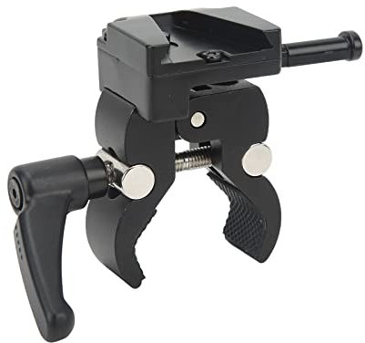 Adaptador de Batería V Lock con Abrazadera de Cangrejo, Abrazadera Adaptadora de Liberación Rápida de Montaje en V de Aleación de Aluminio para la Mayoría de las Tuberías, Soportes de Luz, Trípodes, V