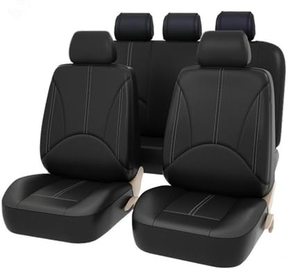 Shkalacar Funda Asiento Coche 9 Piezas Protector Asiento Coche Fundas Coche Asientos Universal 5 Asientos para vehículo SUV