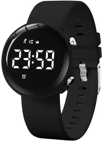 Timever T5A-Black Kids Watch Activity Fitness Tracker Calories Step Counter Pedometer Watch for Kids