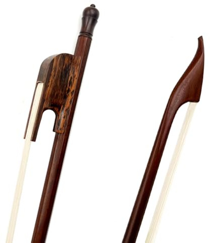 Arco de violonchelo estilo barroco 4/4 de tamaño completo, hecho a mano, de palisandro con crin, diseño ligero para violín, viola y violonchelo (H-violonchelo-4/4)