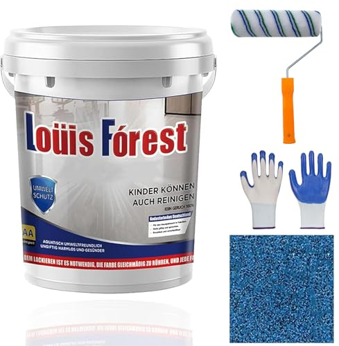 Gienslru Louis Forest Vernice Epossidica Colorata per Pavimenti, Vernice Epossidica per Pavimenti, Vernice per Pavimenti in Calcestruzzo, Rivestimento in Vernice per Pavimenti in Calcestruzzo