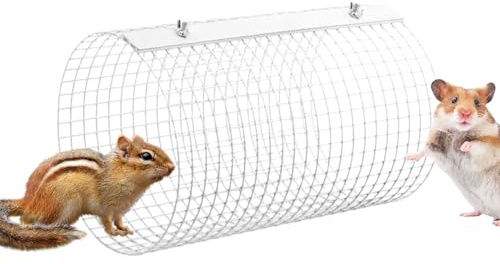 Sionhiuo Túnel para Animales pequeños, Juguete Transpirable como Accesorio para jaulas de Animales pequeños | Juguete Tubular de Chinchilla | Adecuado para Conejos, jerbos, hámsteres, Hurones, erizos