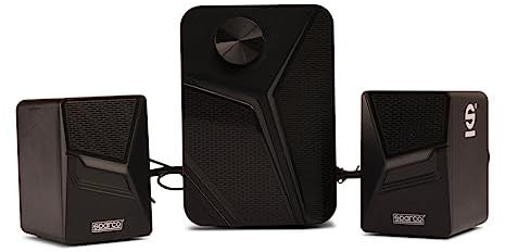 Celly, Casse con Filo Headlight Pro, Casse PC per Gaming con Subwoofer, Luci RGB con Effetti Dinamici, Rotellina per Regolazione Volume, Connessione Plug&Play, Cavo con Jack 3,5mm e USB-A