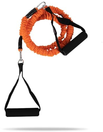 GymBeam Elastico Trazioni con Maniglie, Strumento di Fitness per un Smart Workout Efficace, Allenamento Corpo Completo, Durevole e Flessibile, Lunghezza 120cm (10 kg)