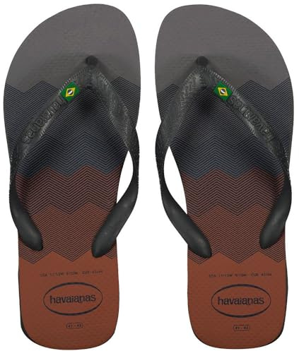 Havaianas Herren Brasil Fresh Flipflop, Steel Grey Steel Grey, 4.5/5 UK