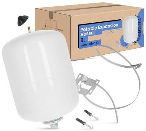 Vase d'Expansion Sanitaire (8L | Bande de montage)