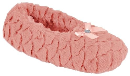 A2Z Ladies Ballet Slippers with Comfy Memory Foam Womens Soft Sherpa/Faux Fur Velour Ballet Slipper Cozy Plush Warm Indoor Outdoor Anti Slip Home Shoes With Plush Pom Pom
