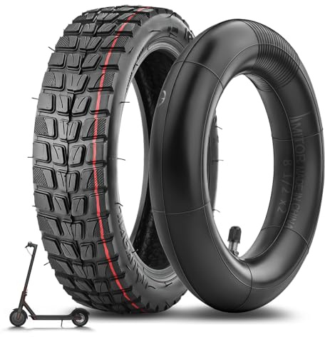 Amitor Ruedas y Camara Patinete para Xiaomi 8.5 pulgadas, Para 50/75-6.1 Camara Rueda Patinete Xiaomi, 8 1/2 Neumático Patinete Antideslizantes y Antidesgaste, Cubierta y Cámara de Aire 8 1/2 x2