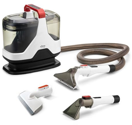Ufesa Eden 600 Waschsauger Polsterreiniger, Nass- & Trockensauger für Auto Innenraum Reiniger, Polster- & Teppichreiniger mit Fensterreiniger Elektrisch, 600W, Saugkraft 15000 Kpa