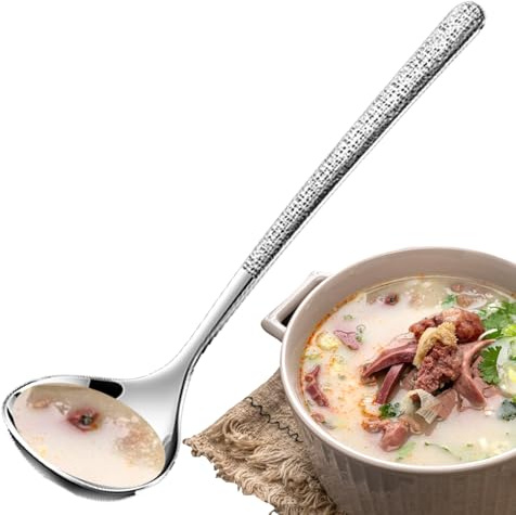 Des cuillères de service pour buffet, cuillères en métal servant | Grandes cuillères pour servir de la nourriture - Ustensiles en acier inoxydable