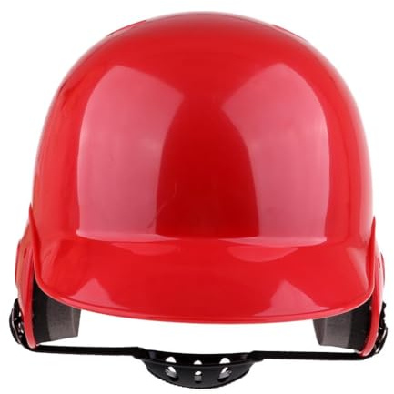 Professioneller Baseball-Softball-Helm mit Doppel-Runden-Schlaghelm, Rot