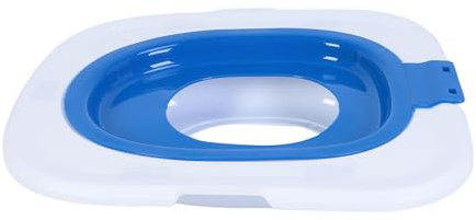 VBESTLIFE Kit d'entraînement aux Toilettes pour Chat, Urinoir Réutilisable pour Entraîneur de Toilettes pour Chat avec Système d'entraînement Intelligent, Siège 'entraînement aux pour pour (Blue)