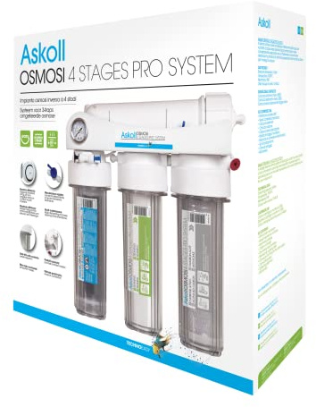 Askoll 001740 Impianto osmosi inversa 4 STADI PRO SISTEM per acquari