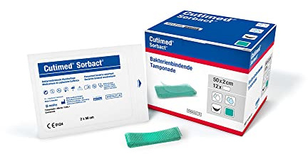 Cutimed Sorbact Tamponaden 2x50 cm