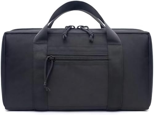Gexgune Custodia per Pistola Tattica e Caricatore, Custodia per Pistola Imbottita, Portatile, Caccia, Fondina, Nylon Impermeabile, Nero, 2 Count