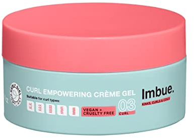 Imbue Curl Empowering Locken-Cremegel - Vegan und 'Curly Girl'-Methode freundlich, Fruchtig, weiß, 200 ml