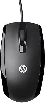 HP E5E76AA#ABA X500 - Wired USB Mouse for Windows PC Desktop, Laptop, Notebook, Mac, computerand Chromebook, for Righty or Lefty Use ,Black