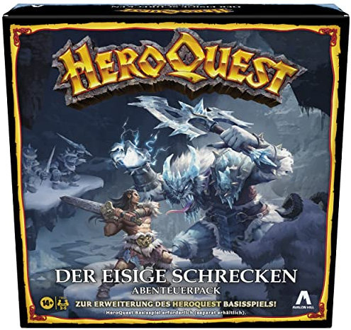 Hasbro Avalon Hill HeroQuest Der eisige Schrecken Abenteuerpack, ab 14 Jahren, HeroQuest Basisspiel erforderlich, Multi