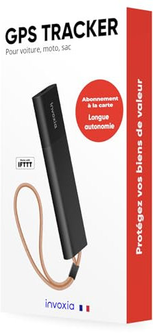 Tracker GPS Classic Invoxia - Abonnement à la Carte - Voitures, Motos, Vélos, Valises, Enfants - Anti-vol - Suivi localisation - Tracés GPS