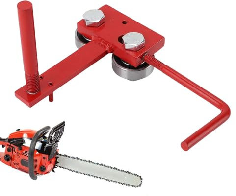 Guide D’affûtage De Chaîne De Tronçonneuse - Ajusteur De Rail, Presse-Rail Sécurisé | Support De Fixation, Stabilisateur De Chaîne, Outil De Réglage | Accessoire D’entretien Pour Affûtage Précis