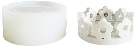 Moule créatif en silicone pour bougie chauffe-plat - Support robuste pour créer des supports de décoration d'intérieur
