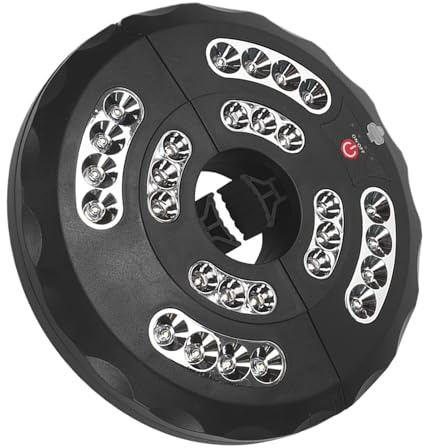 Ahuuen Luces para Sombrillas - Luz De Poste De Paraguas | Lámpara Recargable Impermeable 3 Modos Ajustables para Decoración de Jardín Camping Piscina Barbacoa en Exteriores