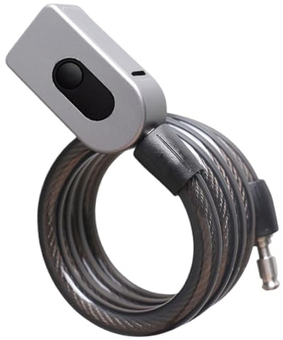 Cadena antirrobo de alta resistencia con acceso a huellas dactilares sin llave con conectividad para bicicleta, motocicleta, seguridad de acero de alta resistencia