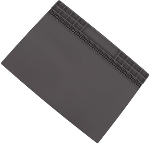 DUZEPA Tapis en caoutchouc antidérapant gris 25 x 35 cm – Tapis d'entretien pour horloger, destiné à la réparation et à la maintenance des montres