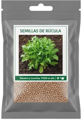 Semillas de Rúcula Verde para Cultivo en Casa – Ideal para Ensaladas y Huerto Urbano DECOALIVE