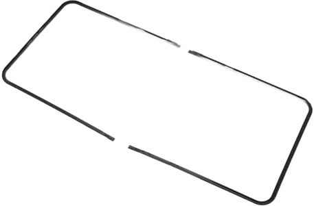 AMONIDA Byte Av Telefonskärm i Mitten Av Ram, Hållbar Plastram, Reparationsverktygssats för Flip 4 5G F721, Enkel Installation