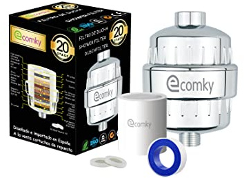 Ecomky Duschfilter Shower Filter Wasserfilter Dusche kalkfilter Dusche Duschfilter Gegen Kalk und Chlor Filter Shower Dusch Filter Dusche Filter Duschfilter Chrom Duschfilter Thailand Kdf Vitamin C