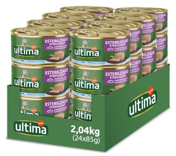 Ultima Fit & Delicious Comida Húmeda para Gatos - Mousse con Pescado del Océano: 24 latas de 85g