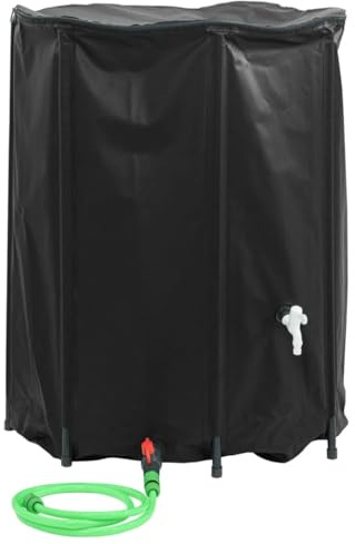 vidaXL Vattentank med kran vikbar 750 L PVC