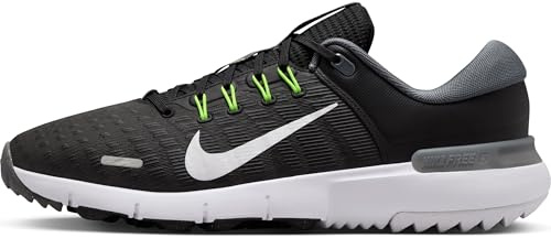 Nike Scarpe da Golf Stringate da Donna, Nero, Bianco, Grigio Ferro, Volt, 44