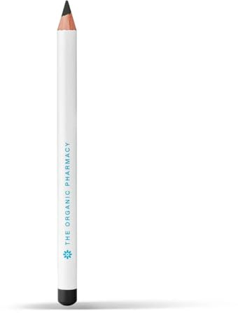 The Organic Pharmacy Hyaluronic Acid Eye Pencil - Black, 1.14g - Hydrates and Moisturises, Creamy Lipliner, Rich Pigmentation, With Hyaluronic Acid, Jojoba Oil, Pomegranate
