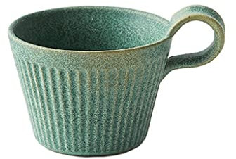 Handgjord keramisk kaffemugg Retro keramikkoppar 320 ml mjölkhavre frukostkopp Värmebeständig