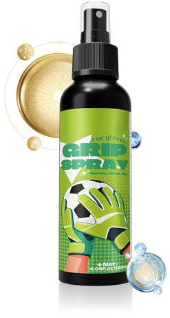 Generisch Spray adhérent, amplificateur d'adhérence antidérapant, spray adhésif pour gants de gardien de but, pour football, basketball, handball, baseball, entraînement, sports, athlètes