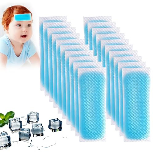 Patch Di Raffreddamento, 20 Pezzi Raffreddamento Gel Patch, Cerotti Refrigeranti, Cuscinetti In Gel Rinfrescanti Per Neonati E Adulti, Per La Alleviare La Stanchezza, Rinfrescare Il Caldo