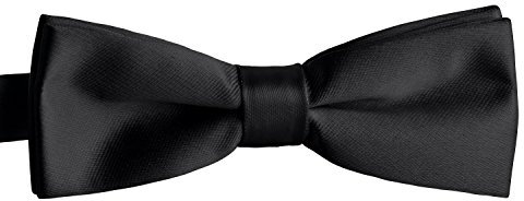 BomGuard Herren Fliege schmal Damen Männer - Schleife Mann Jugendliche,schwarz