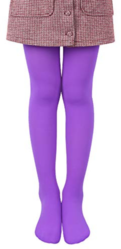 L&K-II Flickor balettstrumpbyxor dansstrumpbyxor med fot 80 DEN ogenomskinliga mikrofiber storlek 86–152 färgad 27251