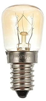 Gloriashoponline LAMPADINA DA FORNO MAX 300°C LUCE CALDA 25 W ATTACCO E14